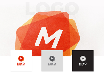 MIKO - FREE Customizable Logo, Pattern and Stationery