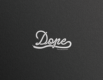 Dope Shoe Care Services Branding