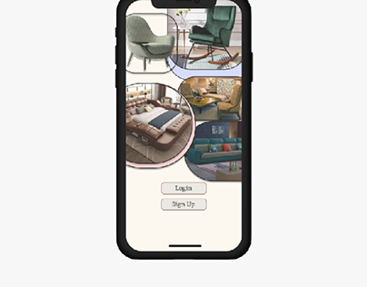 UI Design sample for Furniture Shopping