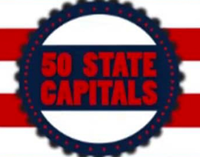 50 State Capitals Educational Rap Animation