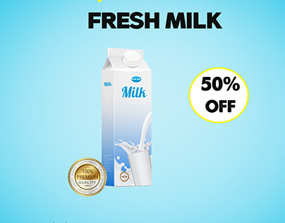 fresh milk poster