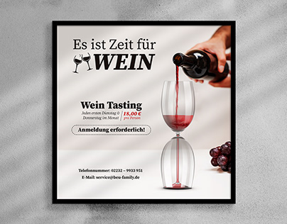 Wein Tasting Poster/IG Post