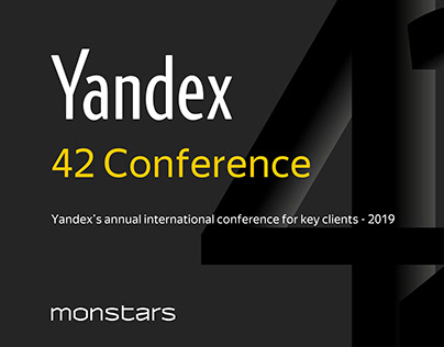 Yandex 42 Conference presentation