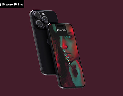 iPhone 15 Pro Mockup The Series W