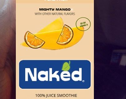 Packaging Design (Naked Juice Smoothie)