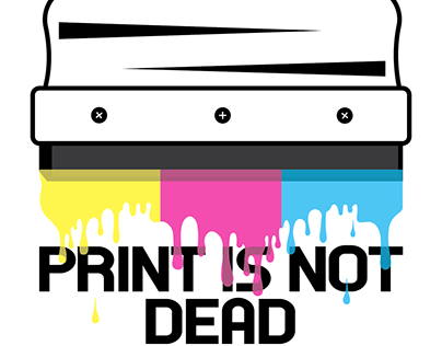 Print Is Not Dead Notepad Cover