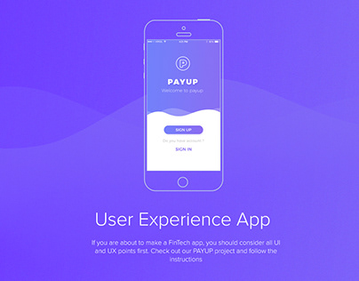 PAYUP - User Experience App