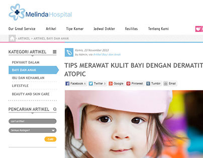 Melinda Hospital Website