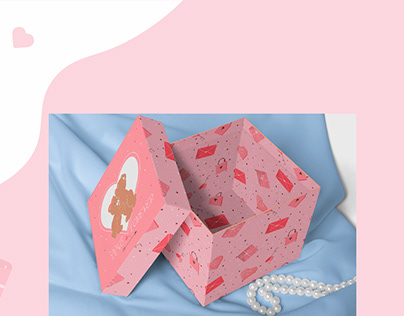 Valentine's Day Gift Wrap Design