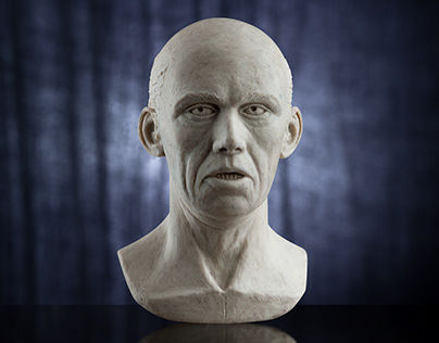 Miniature head sculpture