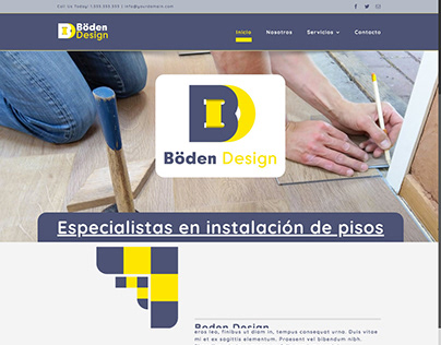 Boden Design | Página Web
