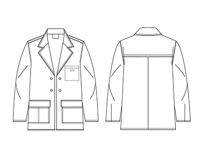 Project thumbnail - fashion technical drawing