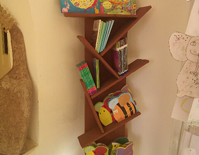 handmade bookshelf