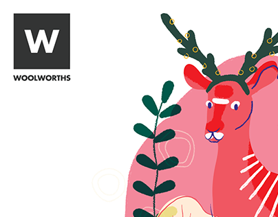 Woolworths SA Christmas Illustration pitch
