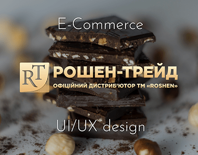 Online store of sweets. E-commerce