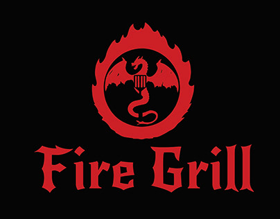 Brand Identity, Fire Grill