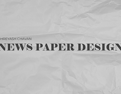 NEWS PAPER AND COVER DESIGN'S