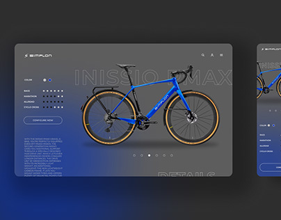 redesign of the bike shop page