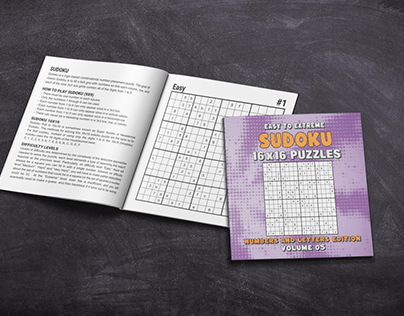 Easy To Extreme Sudoku 16x16 Letters And Numbers Vol 05
