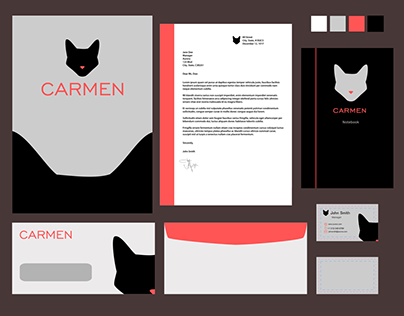 Carmen company branding design