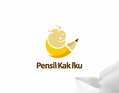 Pensil Kak Iku - Content Creator Logo