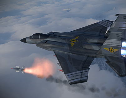 F14 3D Render