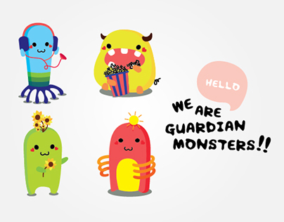 Character Design // Guardian Monsters