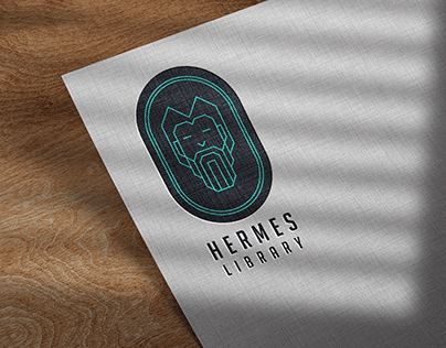 Hermes Library - Logo Design