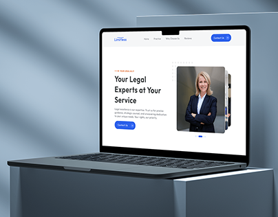 Law Firm Landing Page Design.
