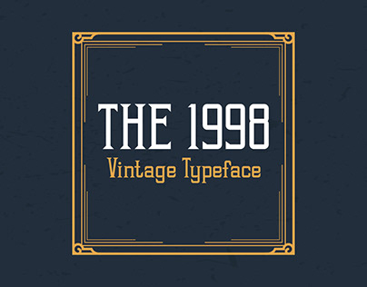 The 1998 - Free Vintage Typeface