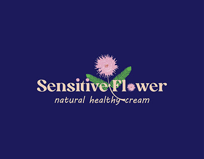 Sensitive Flower natural healthy cream logo
