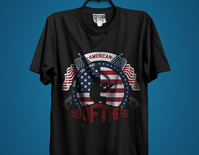 American cultural T-shirt design