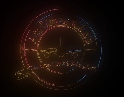 Airlines Club Osmani Int'l Airport Logo Animation