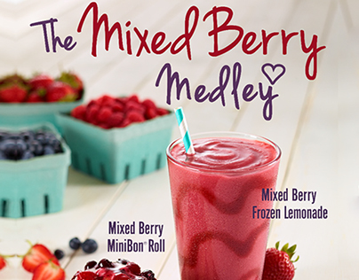 The Mixed Berry Medley Cinnabon