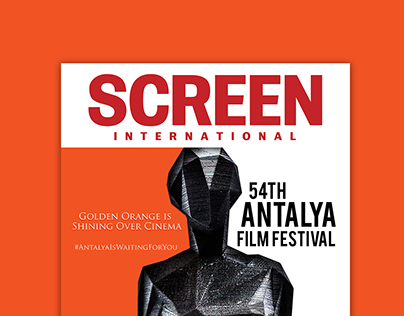 54. AFF Screen Dergi Kapak ve Ara Sayfa Tasarımı