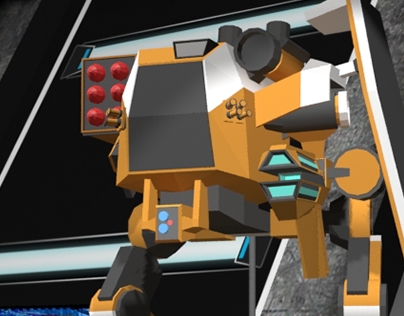 Mech Model Creation (Low Poly)