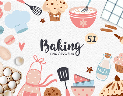 Bakery and cooking clip art