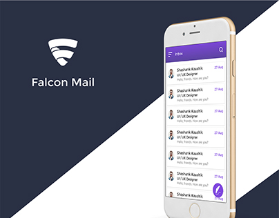 Falcon Mail : UI Design