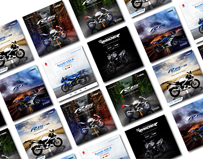 Motor bike Promo Social Media Post Design