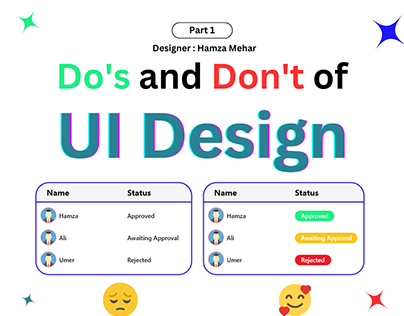 Do's and Don't of Ui Design