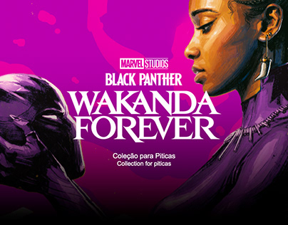 Black Panther: Wakanda Forever - Coleção para Piticas