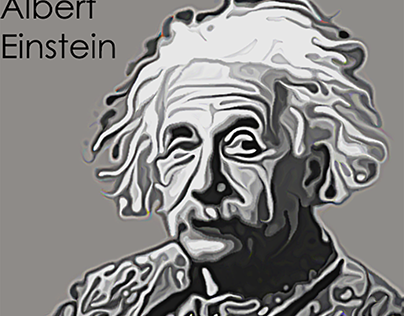 Albert Einstein (vector art)