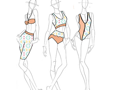 Y2K Swimwear Print Design