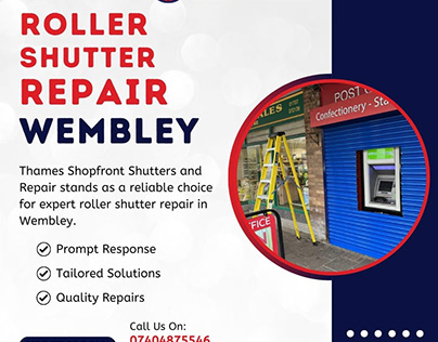 Roller Shutter Repair in Wembley by Thames Shopfront