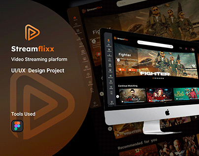 Streamflixx- Video Streaming Platform- Web Design