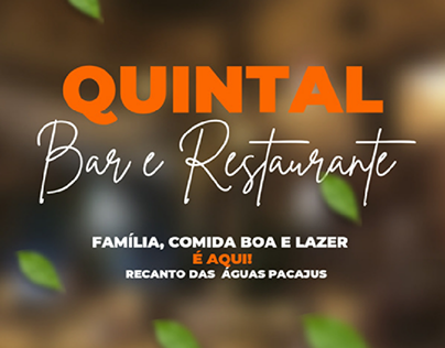 Social Mídia - Quintal Bar e Restaurante