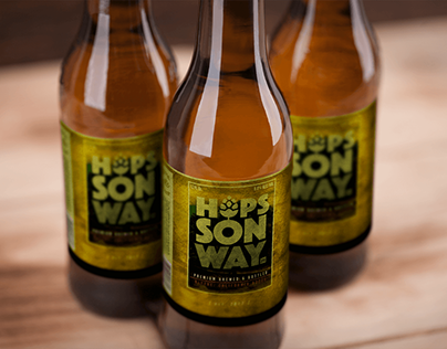 Hopssonway Beer - Bottle Packaging