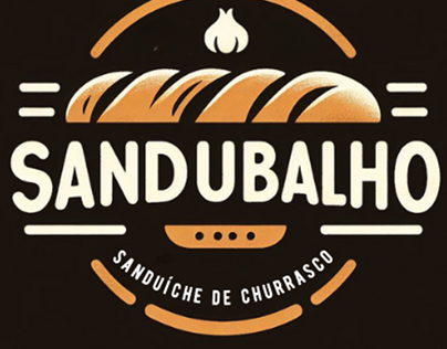 Logotipo churrascaria / sanduíches de churrasco