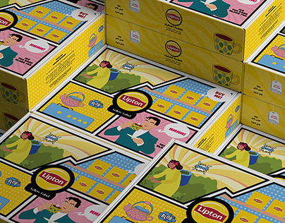 Lipton Tea Interactive Packaging Design