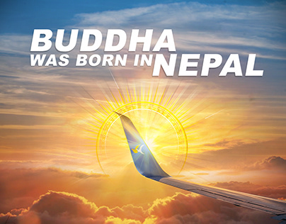 BUDDHA AIR Ads "Buddha was born in Nepal"